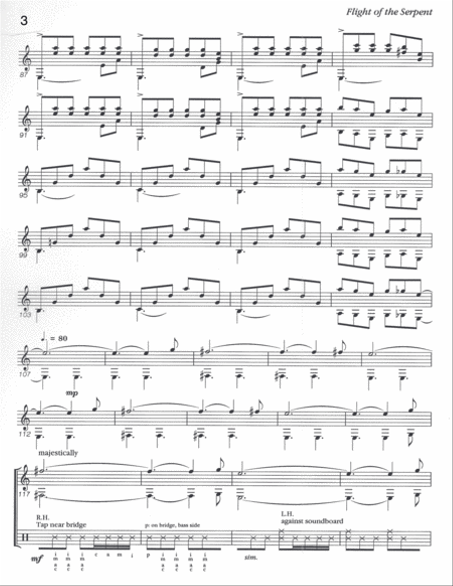 Flight of the Serpent Electric Guitar scores gallery preview page 3