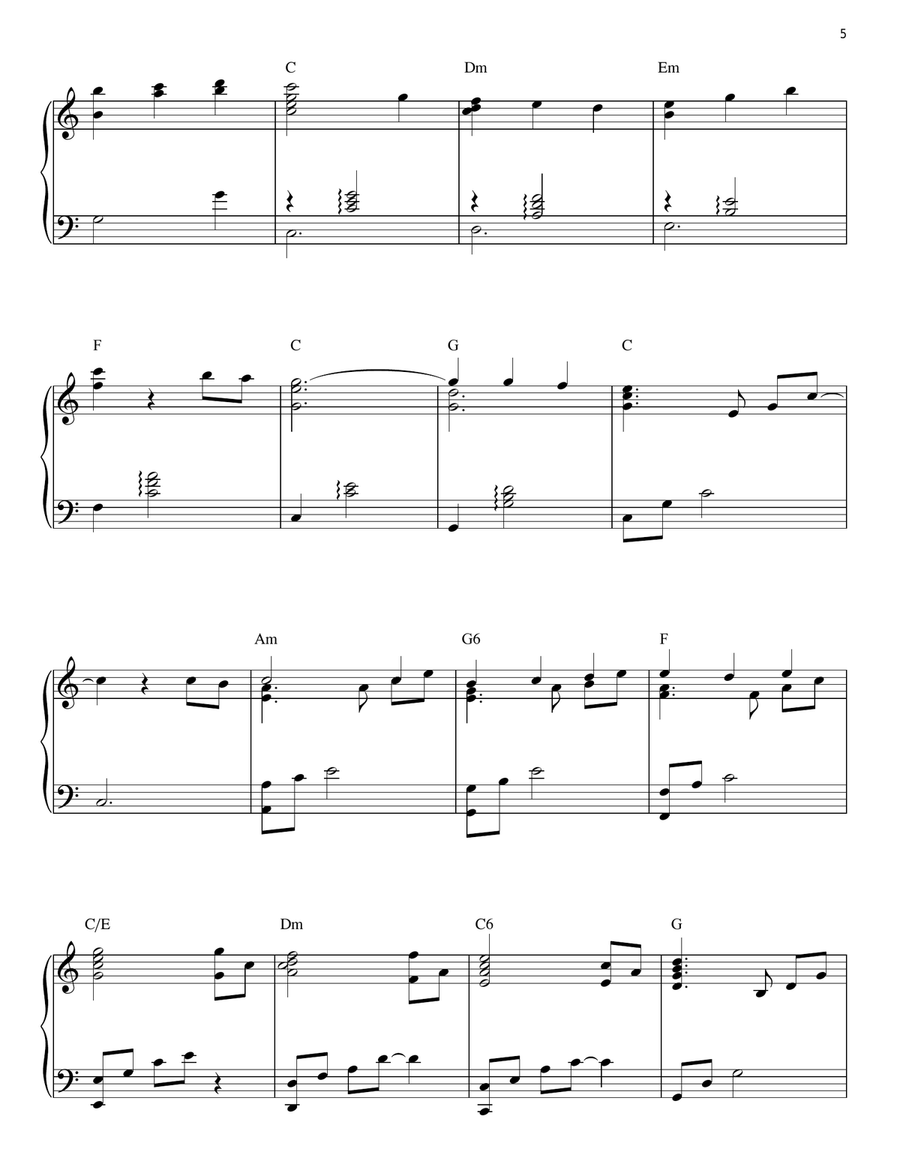 Winter Waltz Winter Waltz Piano Solo scores gallery preview page 5