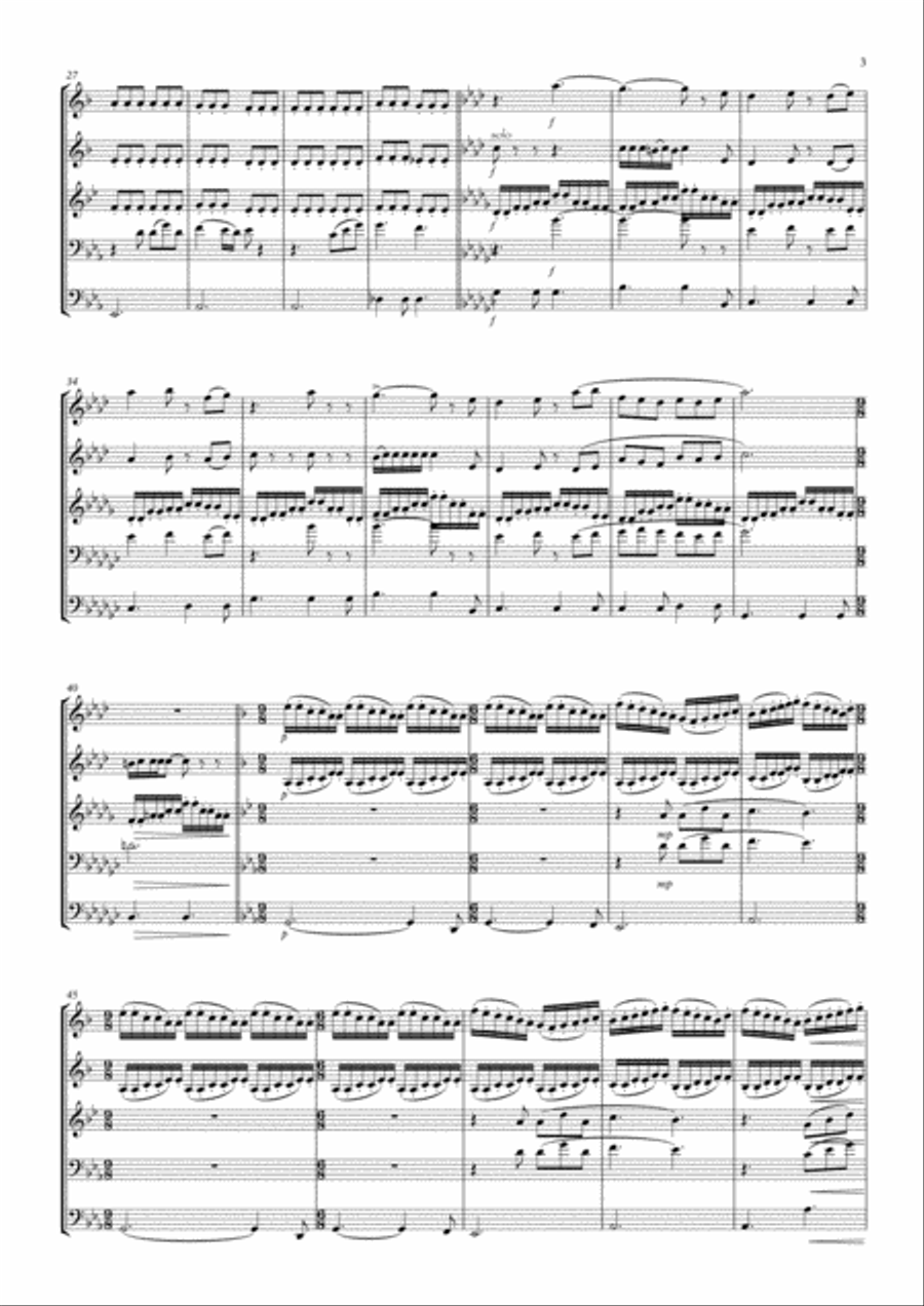 Anyone Who Had A Heart Brass Ensemble scores gallery preview page 3