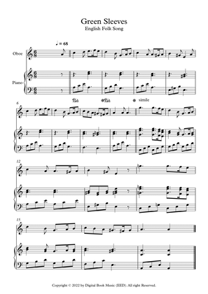 Greensleeves - English Folk Song (Oboe + Piano)