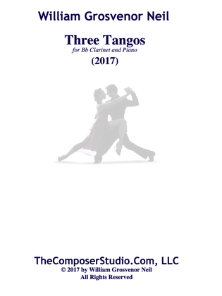 Three Tangos for Bb Clarinet and Piano