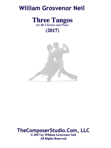 Three Tangos for Bb Clarinet and Piano image number null