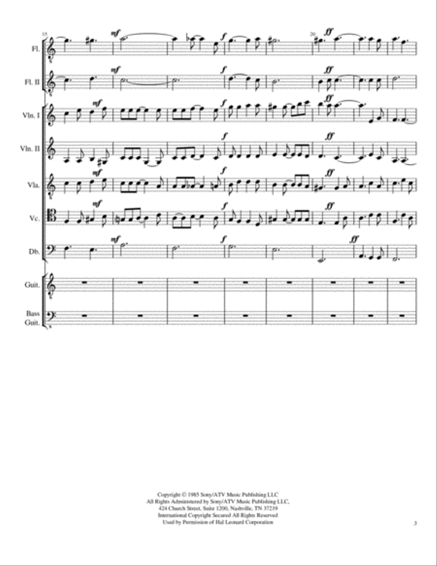 Hallelujah Large Ensemble scores gallery preview page 3