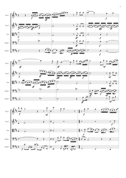 Sweet Suite for string quintet (scores only) image number null