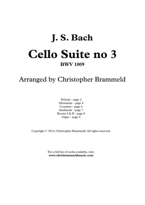 Cello Suite No. 3
