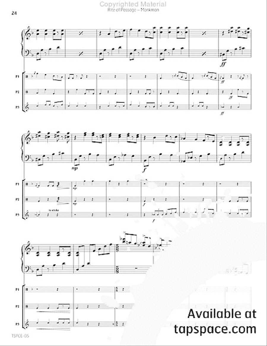 Rite of Passage Rite of Passage Percussion Ensemble scores gallery preview page 27