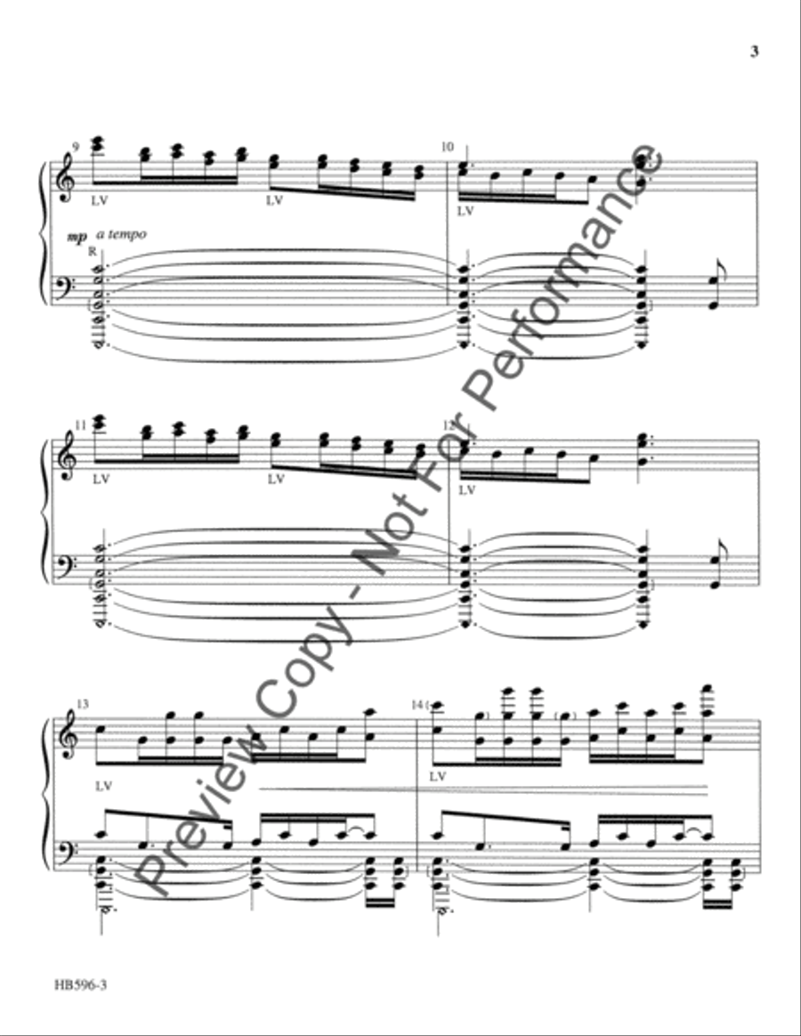 Flower Duet (Dome epais le jasmin (from Lakme) Handbell Choir scores gallery preview page 4
