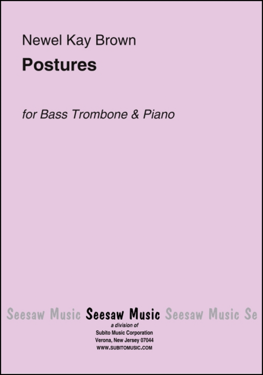 Postures Trombone scores gallery preview page 1