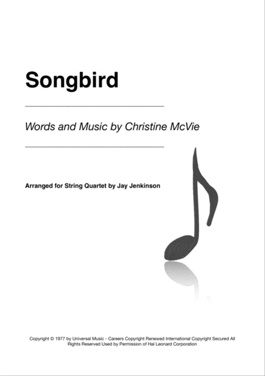 Songbird String Quartet scores gallery preview page 1