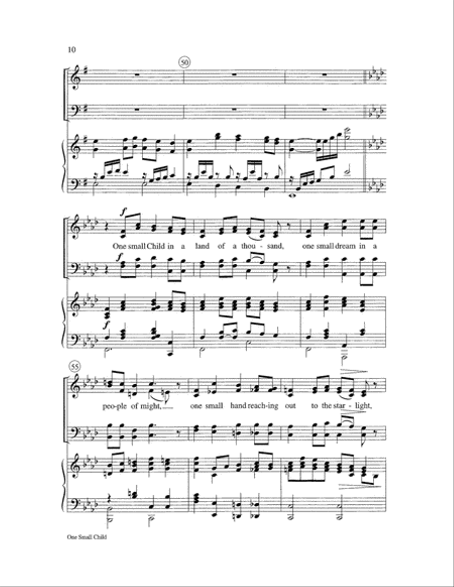 One Small Child Choir scores gallery preview page 10