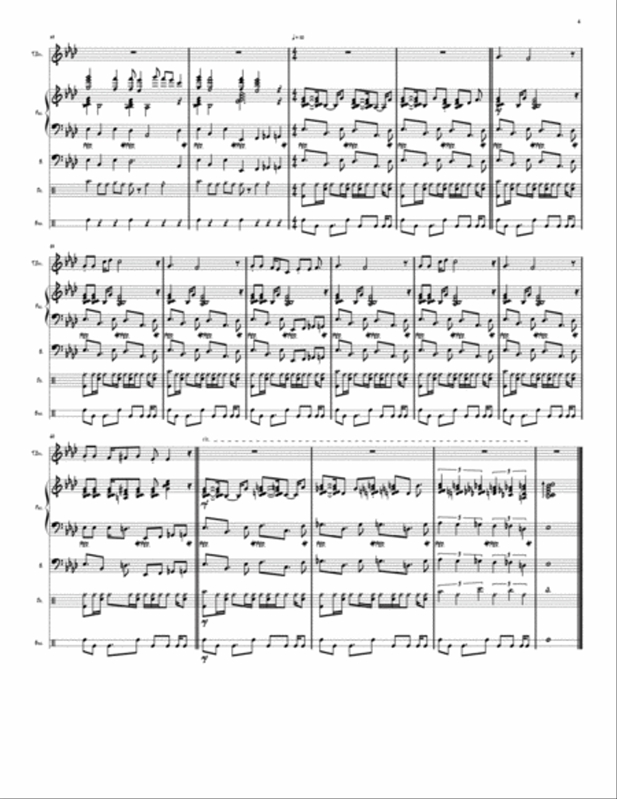 City Life Jazz Ensemble scores gallery preview page 4