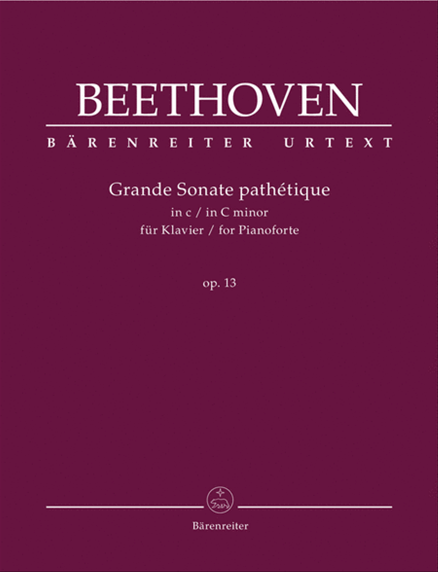 Grande Sonate pathetique C minor op. 13 Piano Solo scores gallery preview page 1