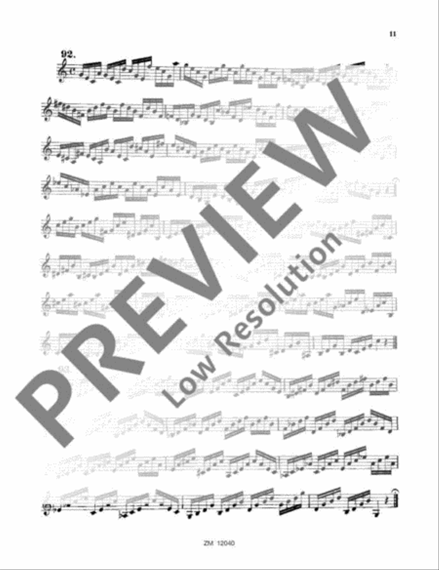 Daily Exercises Trumpet scores gallery preview page 12