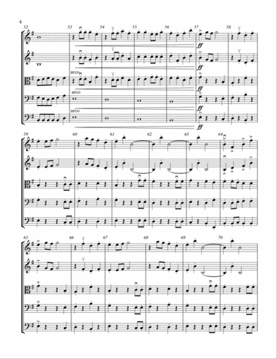 Airplanes (Beginning String Orchestra) String Orchestra scores gallery preview page 4