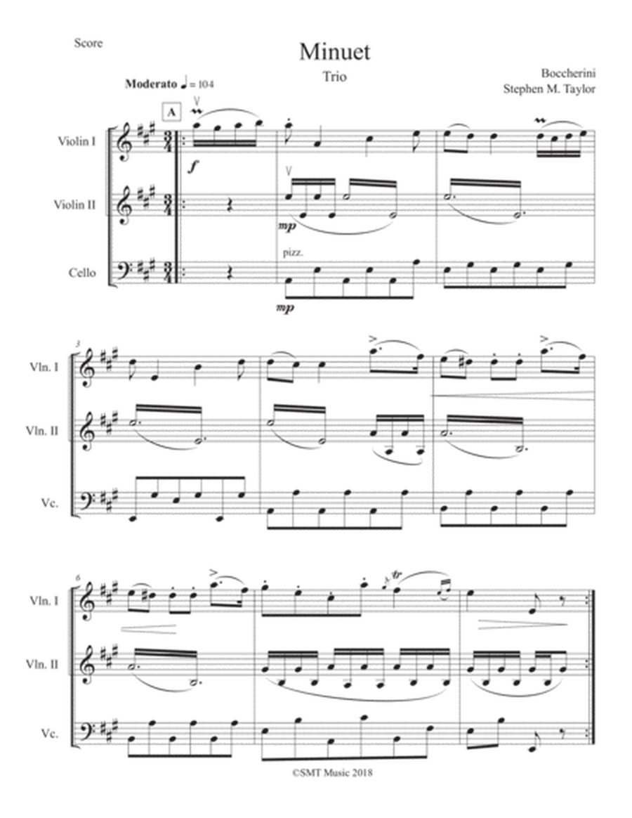 Boccherini Minuet (Trio) image number null