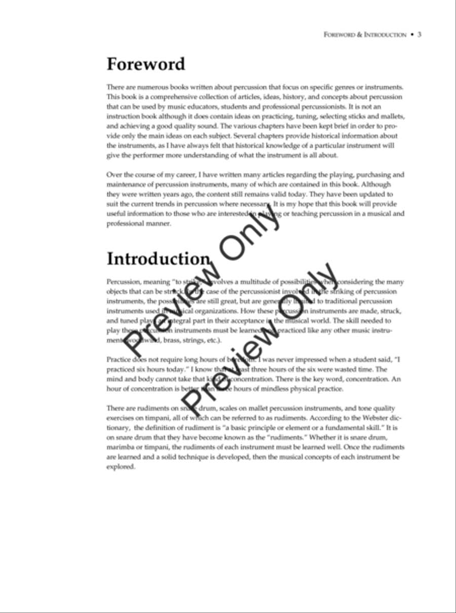 Percussion Essentials Percussion scores gallery preview page 3