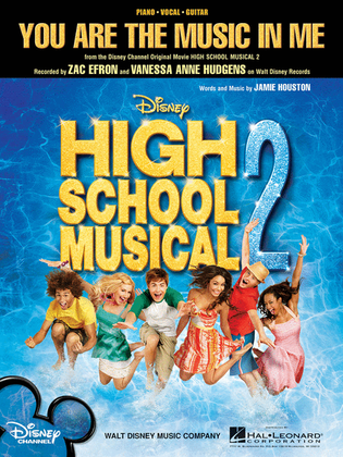 Book cover for You Are the Music in Me (from High School Musical 2)