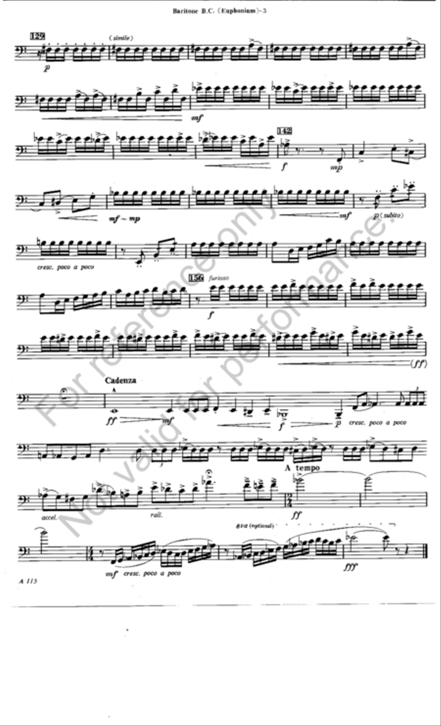 Rondo Capriccioso Baritone Horn BC scores gallery preview page 4