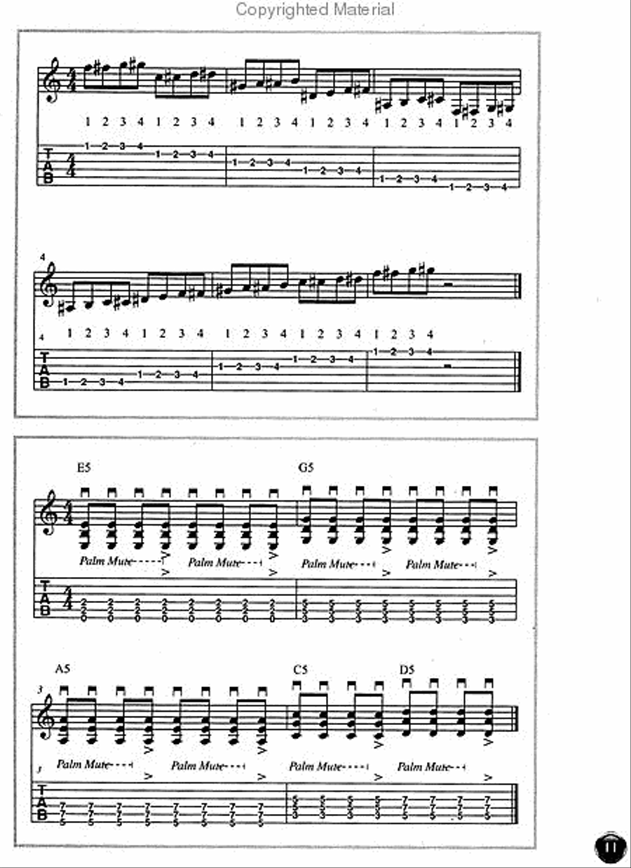 Alfred's PLAY Rock Guitar 2 Electric Guitar scores gallery preview page 3