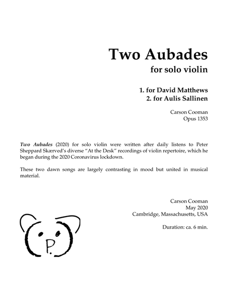 Two Aubades