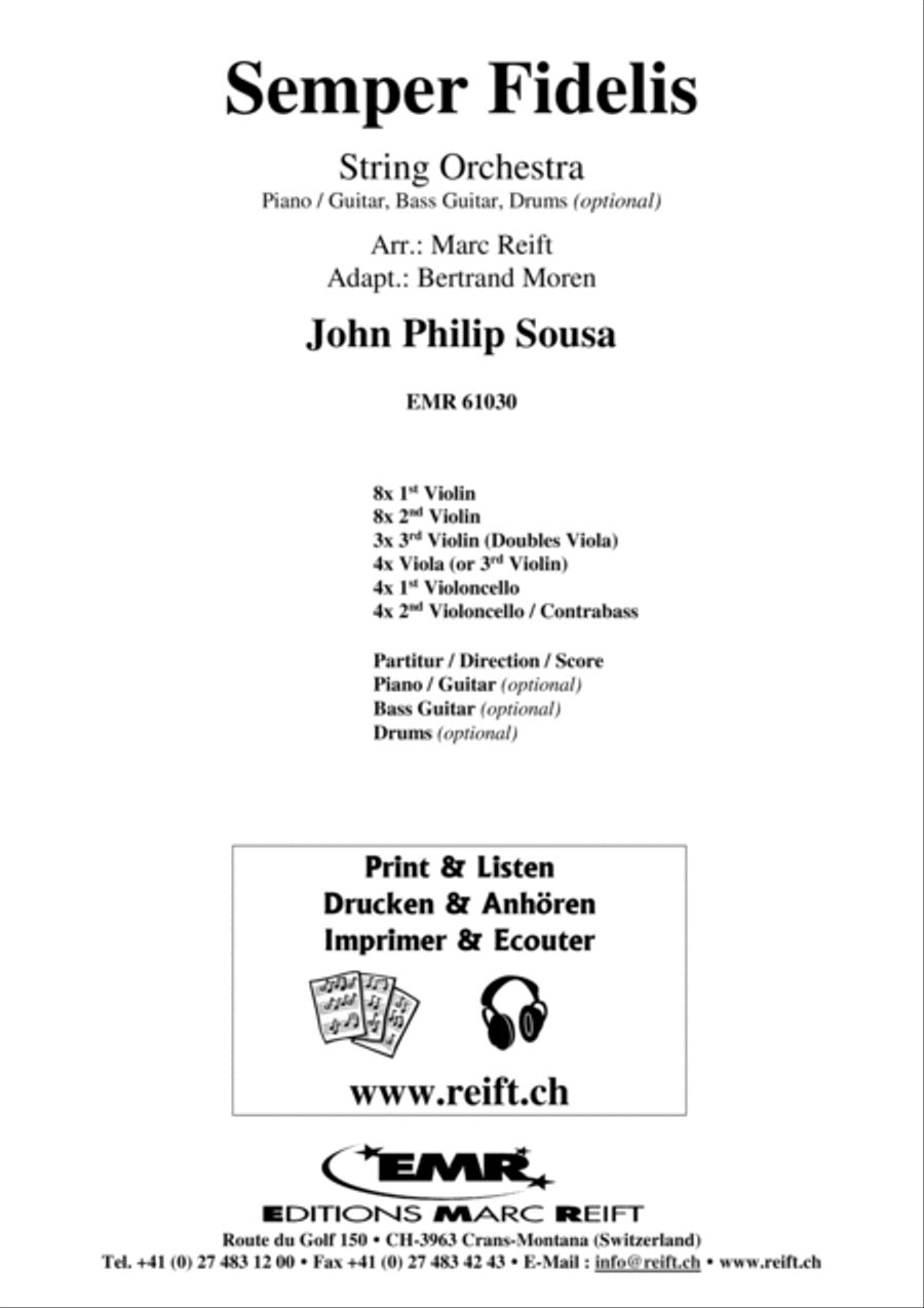 Semper Fidelis String Orchestra scores gallery preview page 2