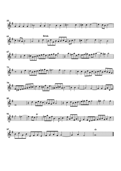 Fantazia no.11 (arrangement for 4 recorders (SATB or SATgB))