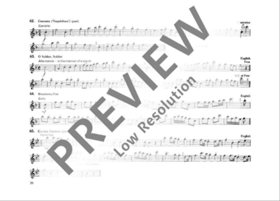 Enjoy the Recorder Alto Recorder scores gallery preview page 21
