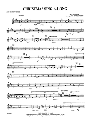 Christmas Sing-a-Long: 2nd B-flat Trumpet