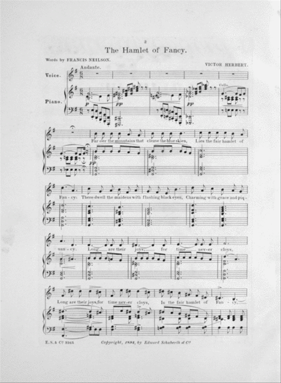 The Hamlet of Fancy Voice scores gallery preview page 2