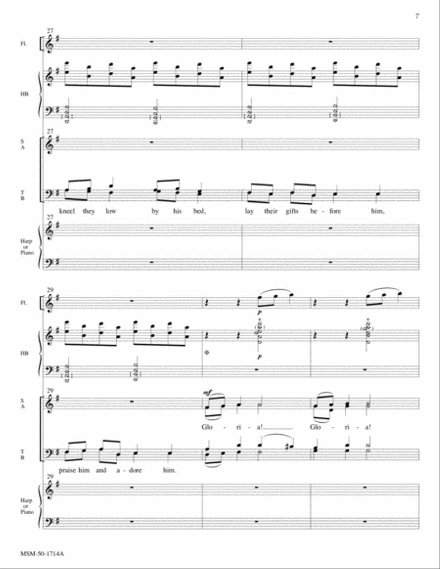 On This Day Earth Shall Ring (Full Score) Choir scores gallery preview page 5