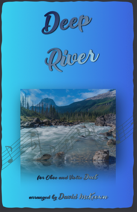 Book cover for Deep River, Gospel Song for Oboe and Violin Duet