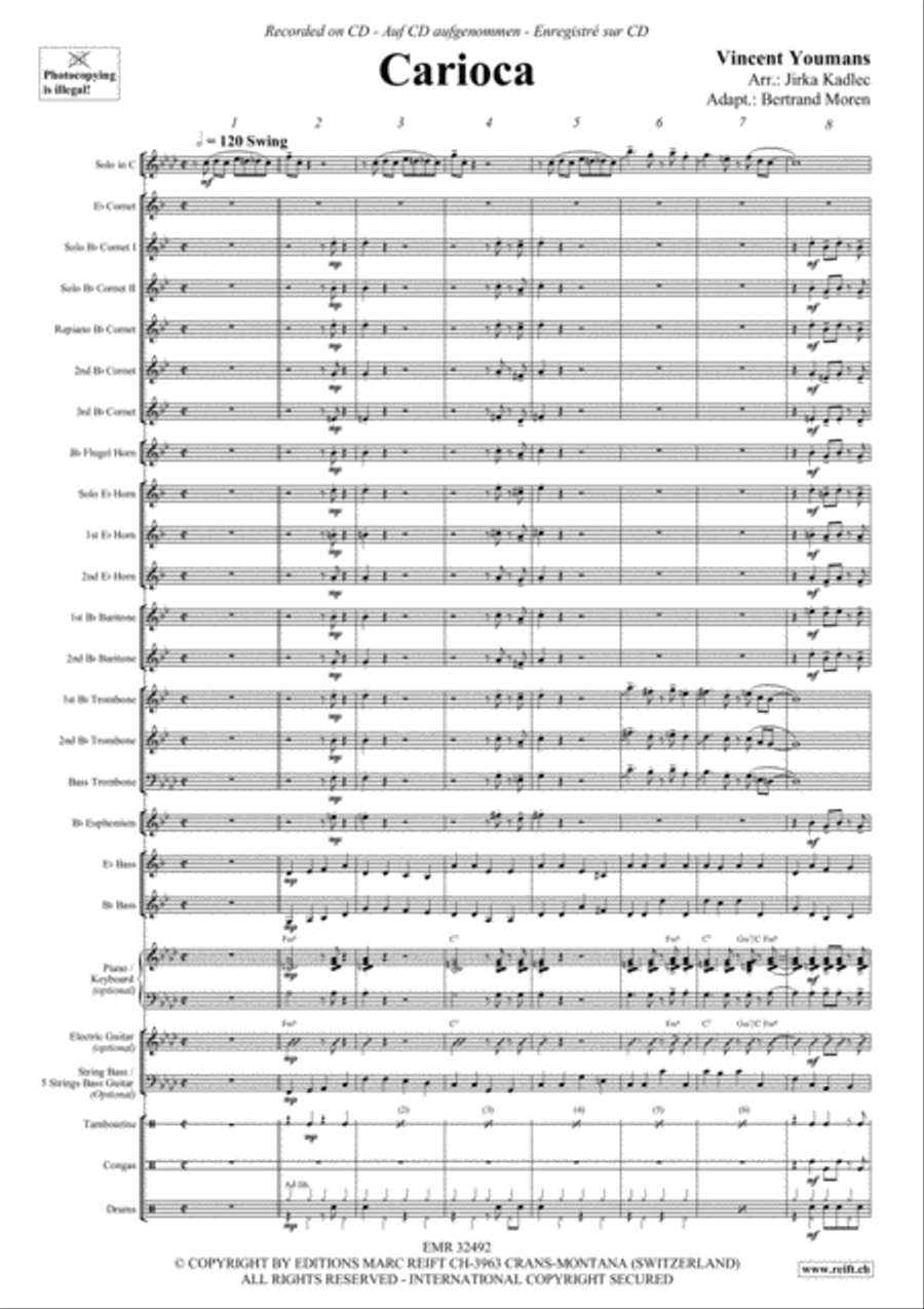 Carioca Brass Band scores gallery preview page 3