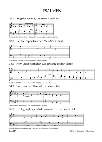 Intonationen zum Gotteslob für Orgel und andere Tasteninstrumente