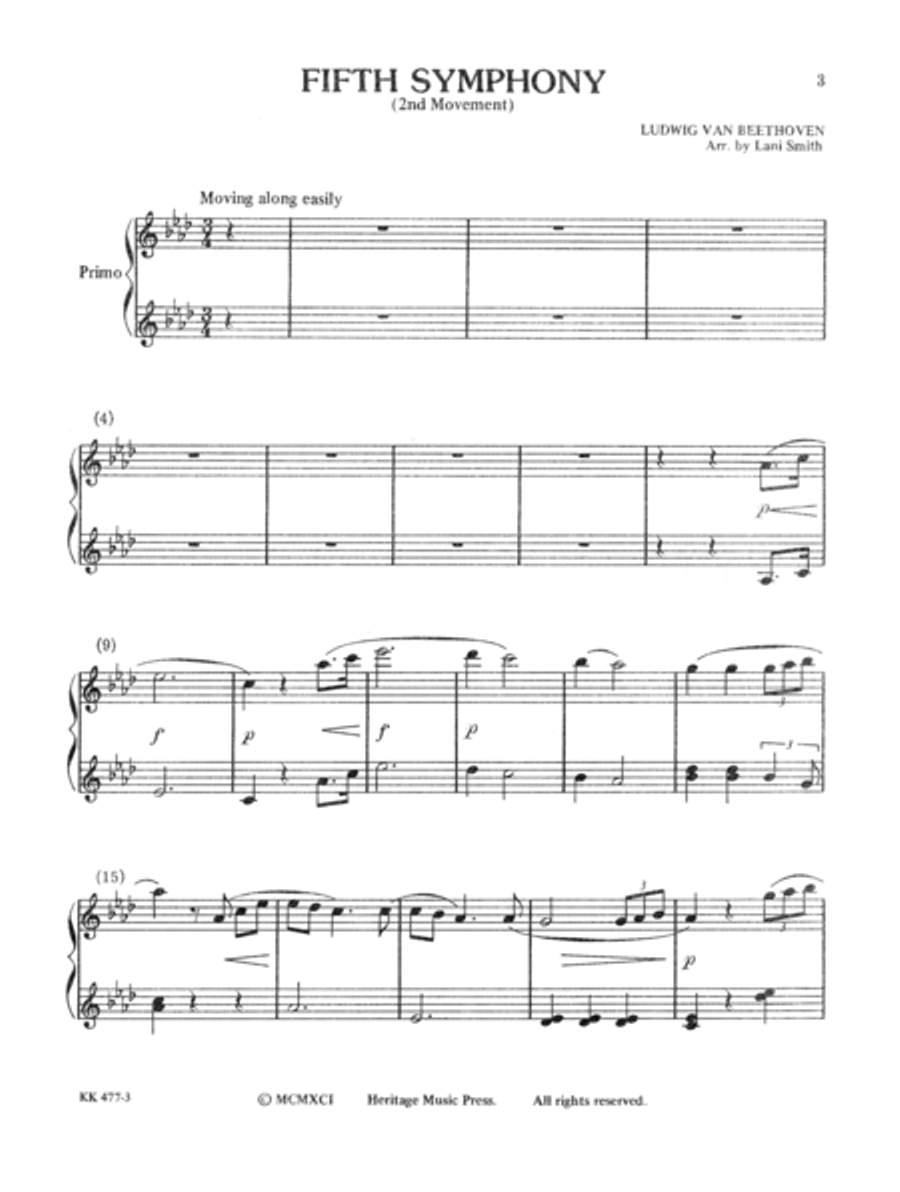 Classic Duets for Piano - Level 3 Piano Duet scores gallery preview page 5