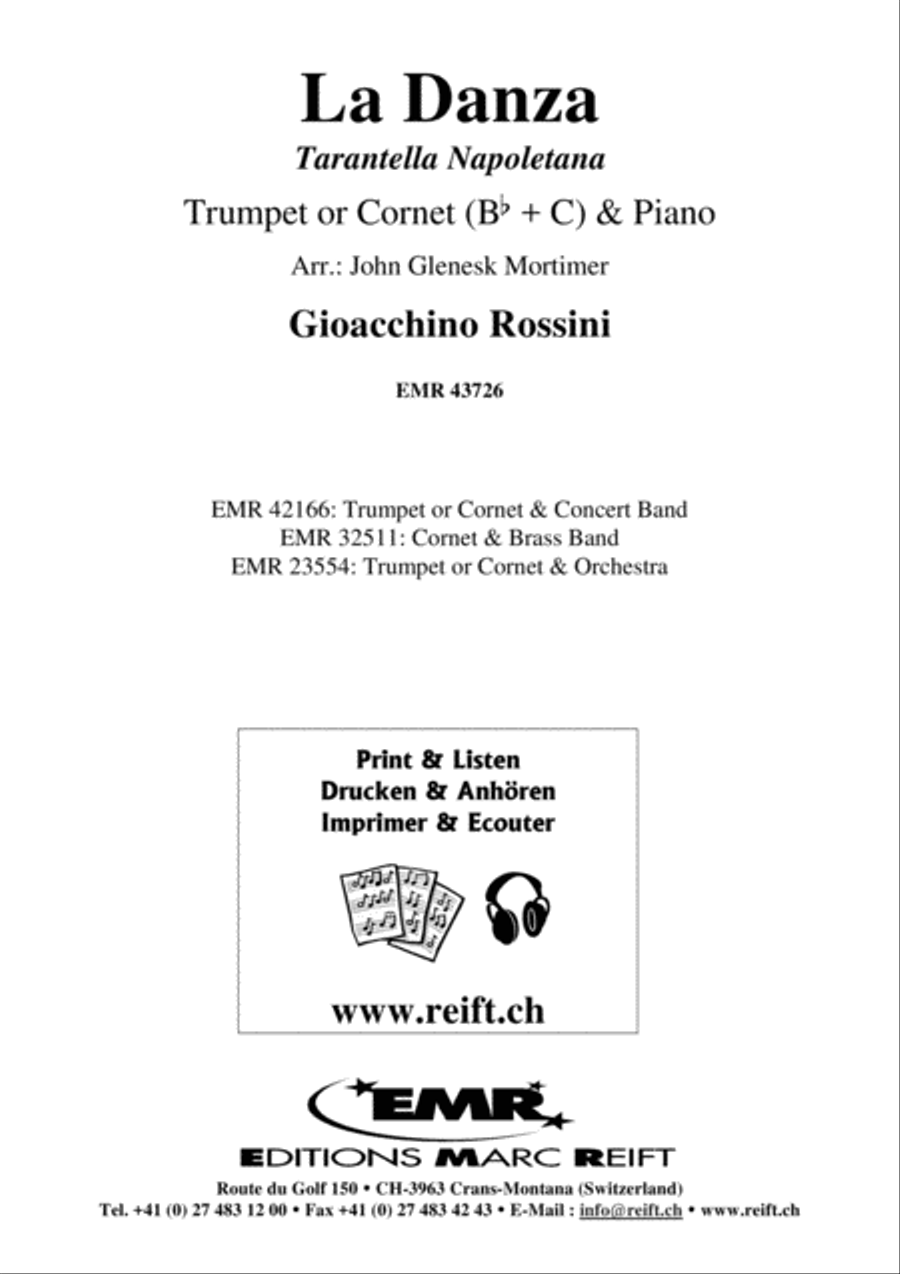 La Danza Cornet scores gallery preview page 2