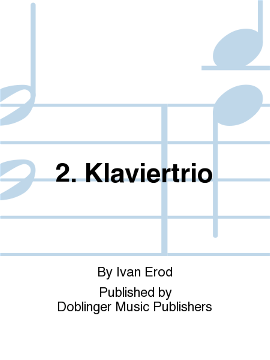 2. Klaviertrio Piano Trio scores gallery preview page 1