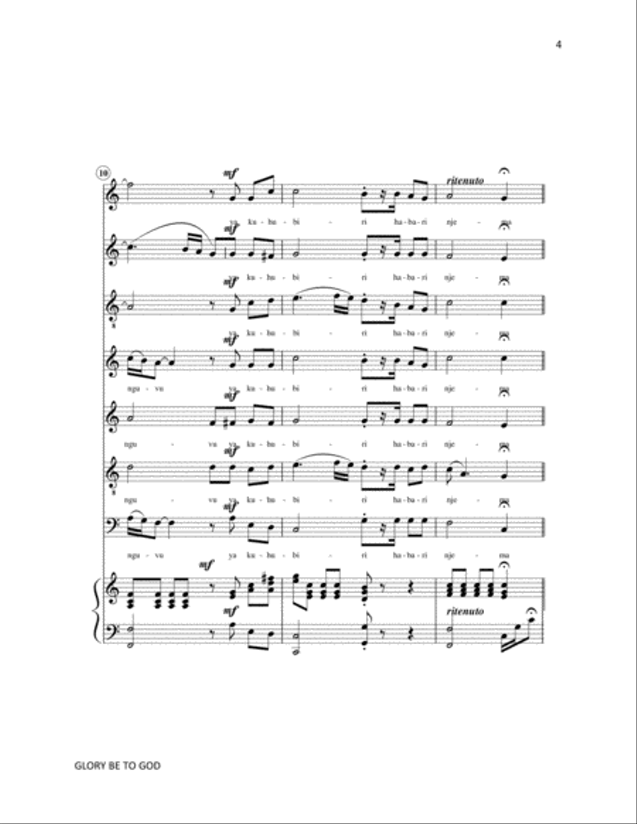 BAPTISED AND SENT BAPTISED AND SENT 4-Part scores gallery preview page 4