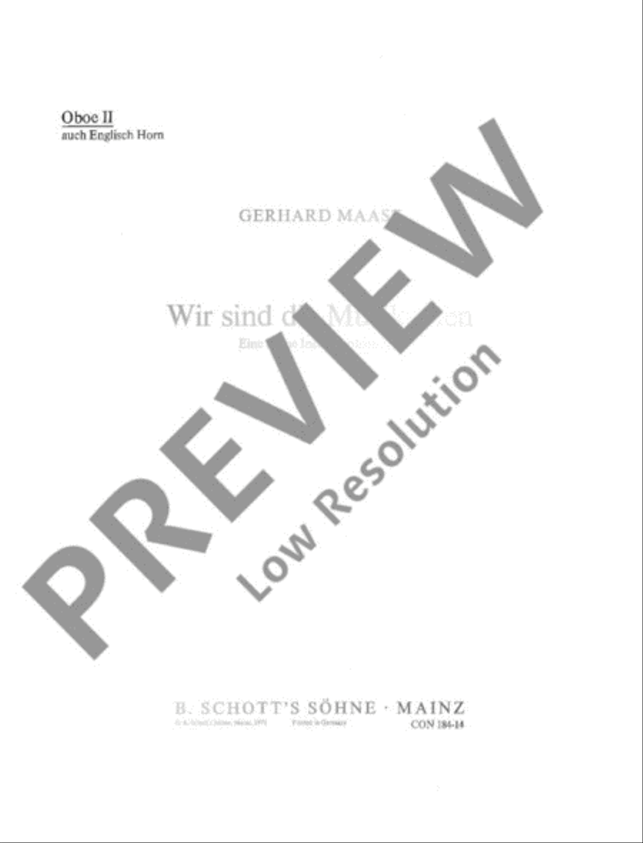 Wir sind die Musikanten Children's Choir scores gallery preview page 14