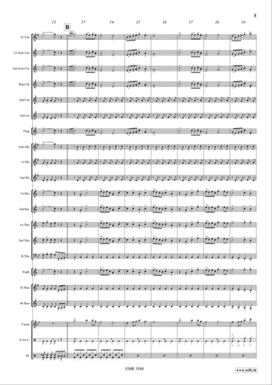 Hasty Start Hasty Start Brass Band scores gallery preview page 6