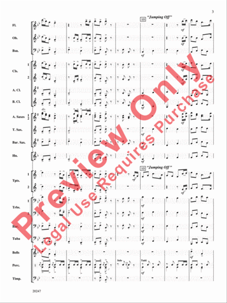 Prairie Schooner Prairie Schooner Concert Band scores gallery preview page 4