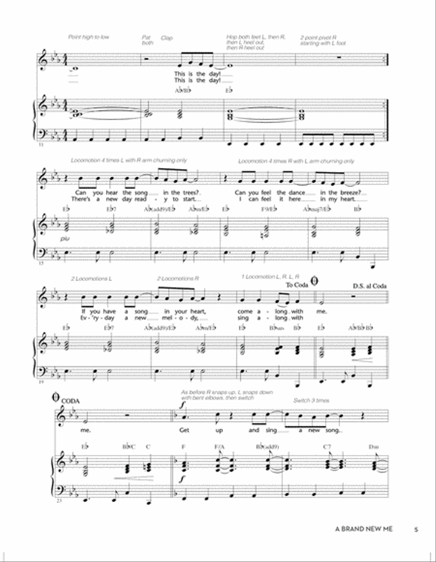A Brand New Me A Brand New Me Choir scores gallery preview page 2