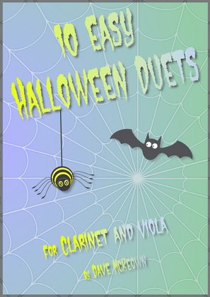10 Easy Halloween Duets for Clarinet and Viola