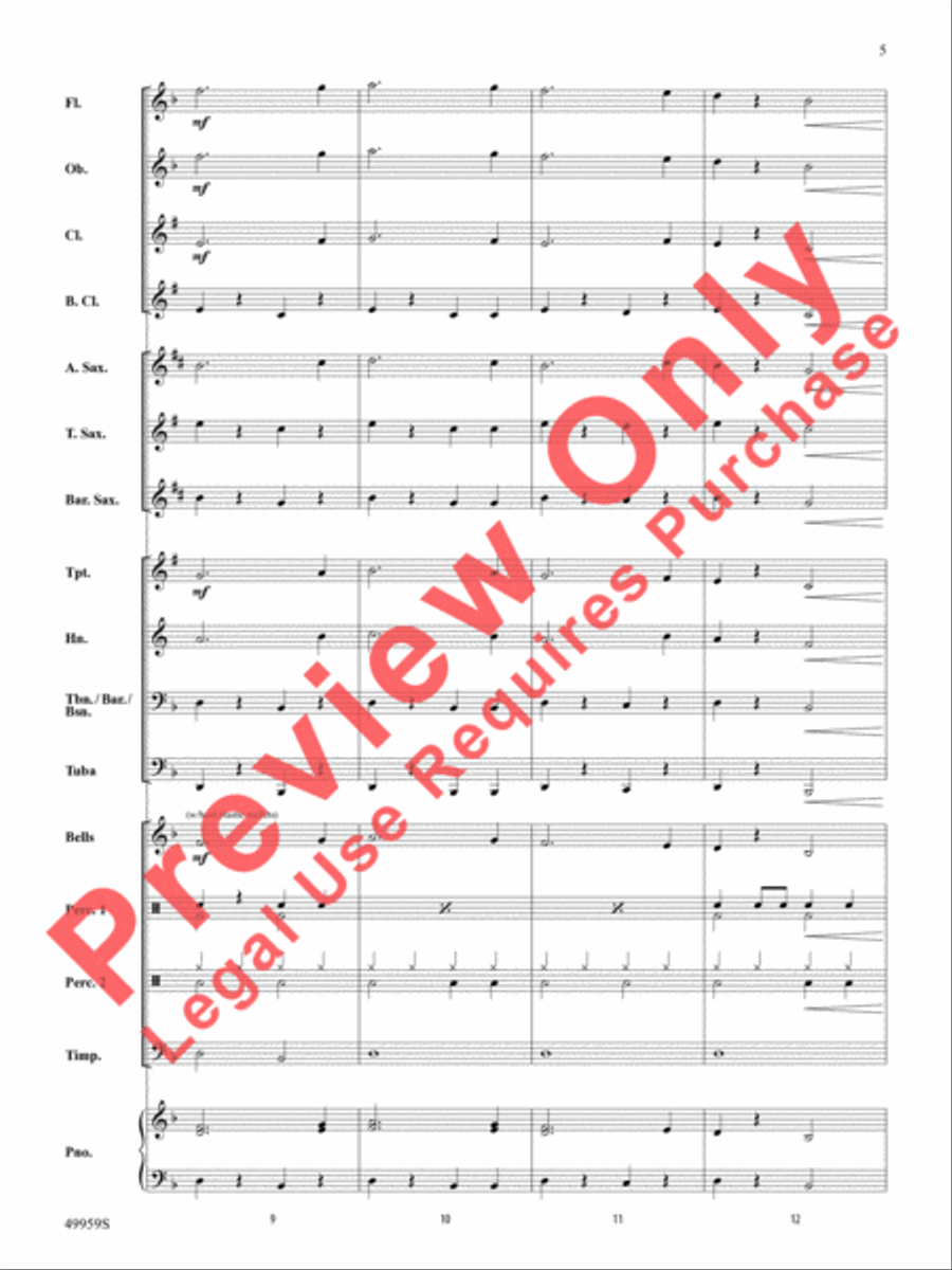 Creep It Real Concert Band scores gallery preview page 6