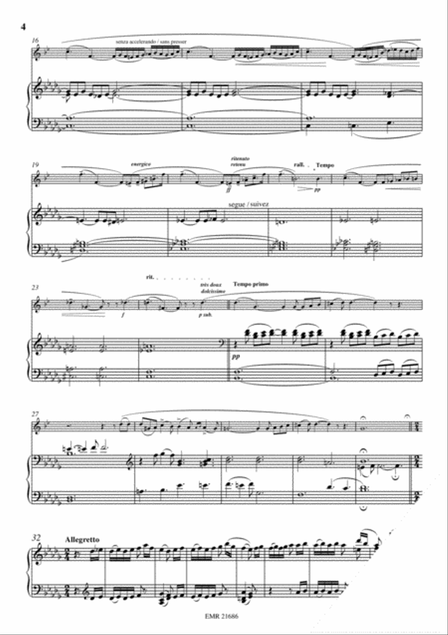Andante et Allegretto Cornet scores gallery preview page 4