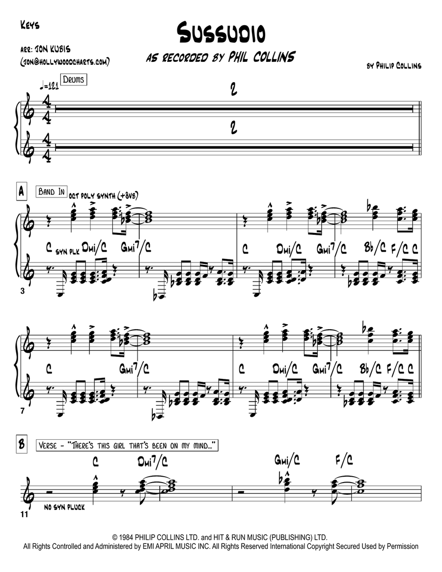 Sussudio Voice scores gallery preview page 1