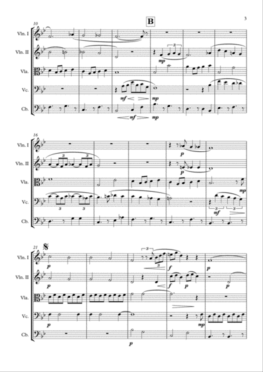Over The Rainbow (from The Wizard Of Oz) String Quintet scores gallery preview page 4
