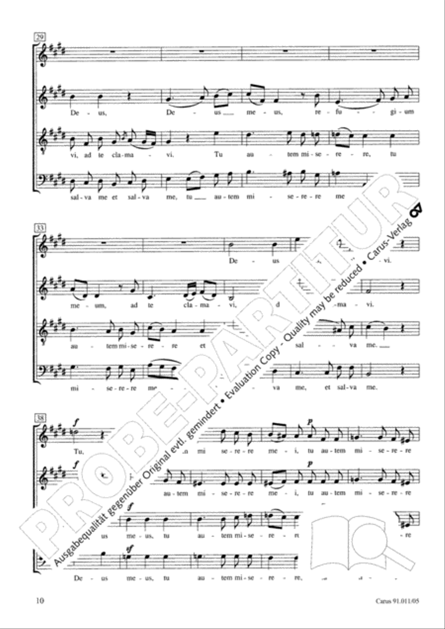 Two Motets (Zwei Motetten) Choir scores gallery preview page 11