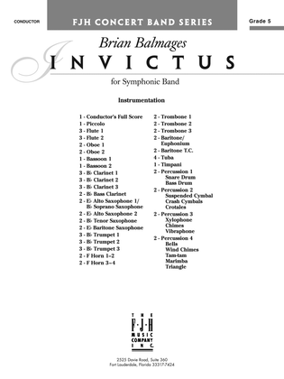 Invictus: Score