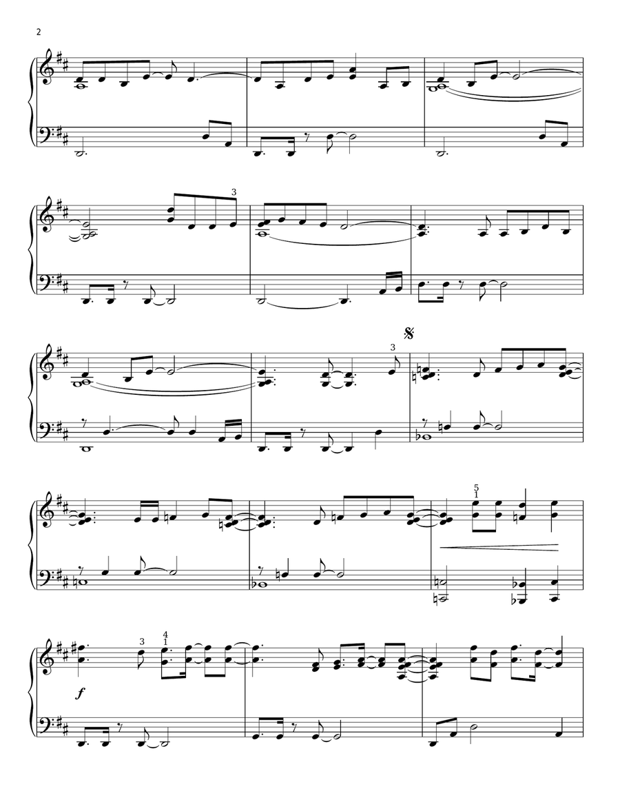 Start Of Something New (from High School Musical) Piano Solo scores gallery preview page 2