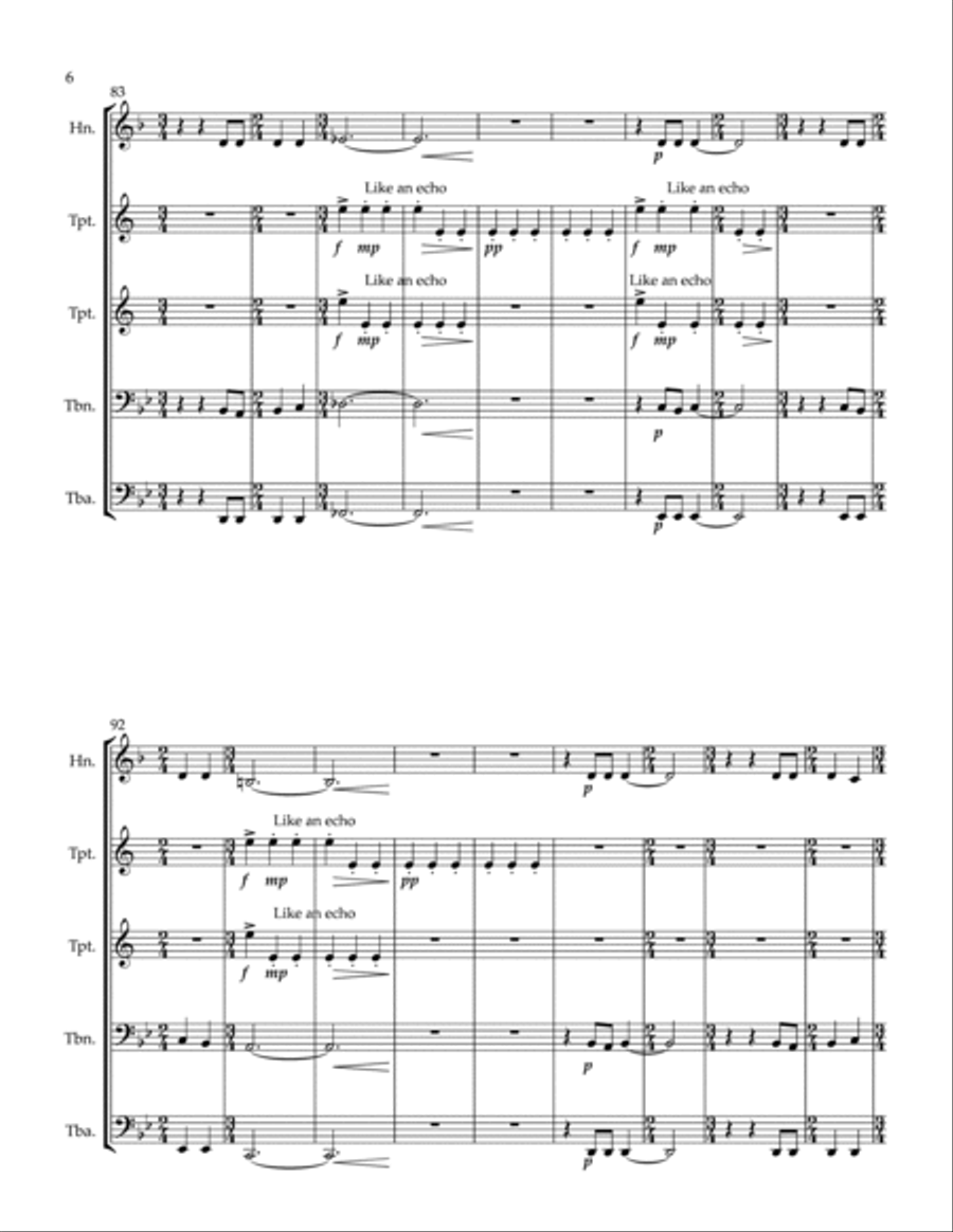 The Book Of Boba Fett Main Title Theme Brass Ensemble scores gallery preview page 6